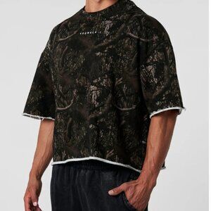 YoungLA 4242 - Terry Oversized tee (Dark Tree Camo/XXL)